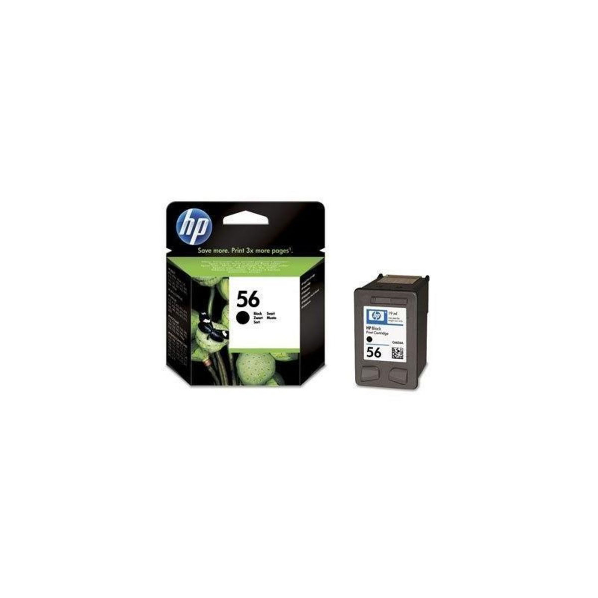 HP HP 56 cartouche dencre noire authentique pour HP OfficeJet 5610 et HP PSC 1217/1311/1355 C6656AE