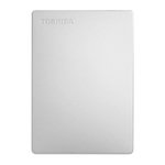 Toshiba Disque dur externe - TOSHIBA - Canvio Slim - 2 To - Argent