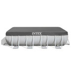 INTEX Bâche de protection pour piscine tubulaire rectangulaire 4,88 x 2,44 m - Intex