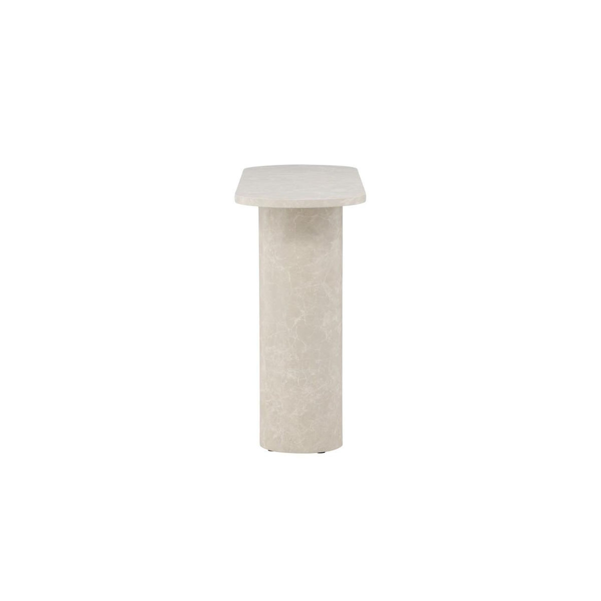 Paris Prix Console Effet Marbre  Narvik  130cm Beige