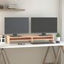 Voir la diapositive 3 : VIDAXL Support pour moniteur 100x24x16 cm Bois de pin solide