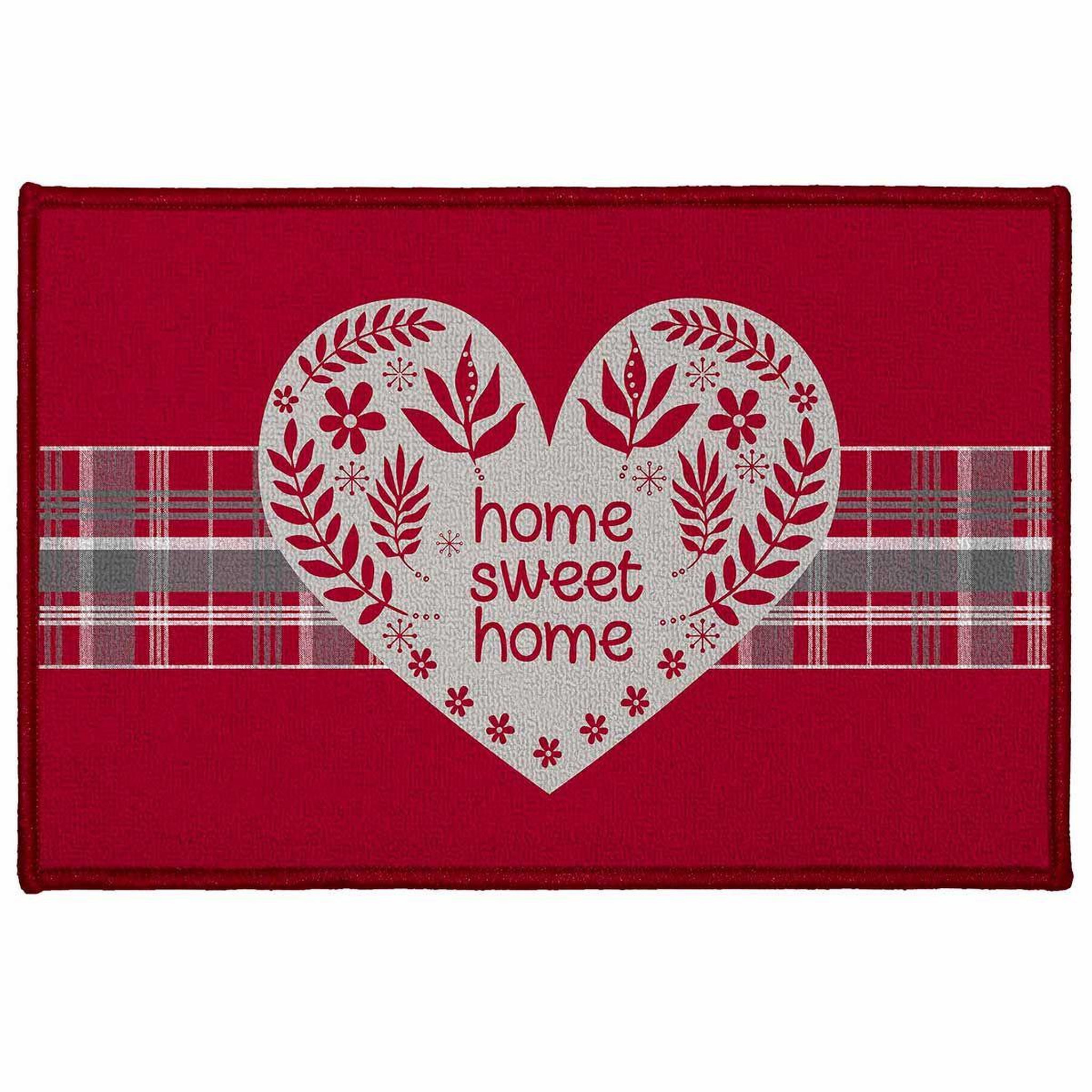 Douceur d'Intérieur Tapis d'Entrée  Sweet Heart  40x60cm Rouge