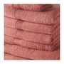Voir la diapositive 2 : Today TODAY Lot de 4 Serviettes Invite 30x50 cm + 4 Serviettes de Bain 50x100 cm + 2 Draps de Bain 70x130 cm 100% coton Terracotta
