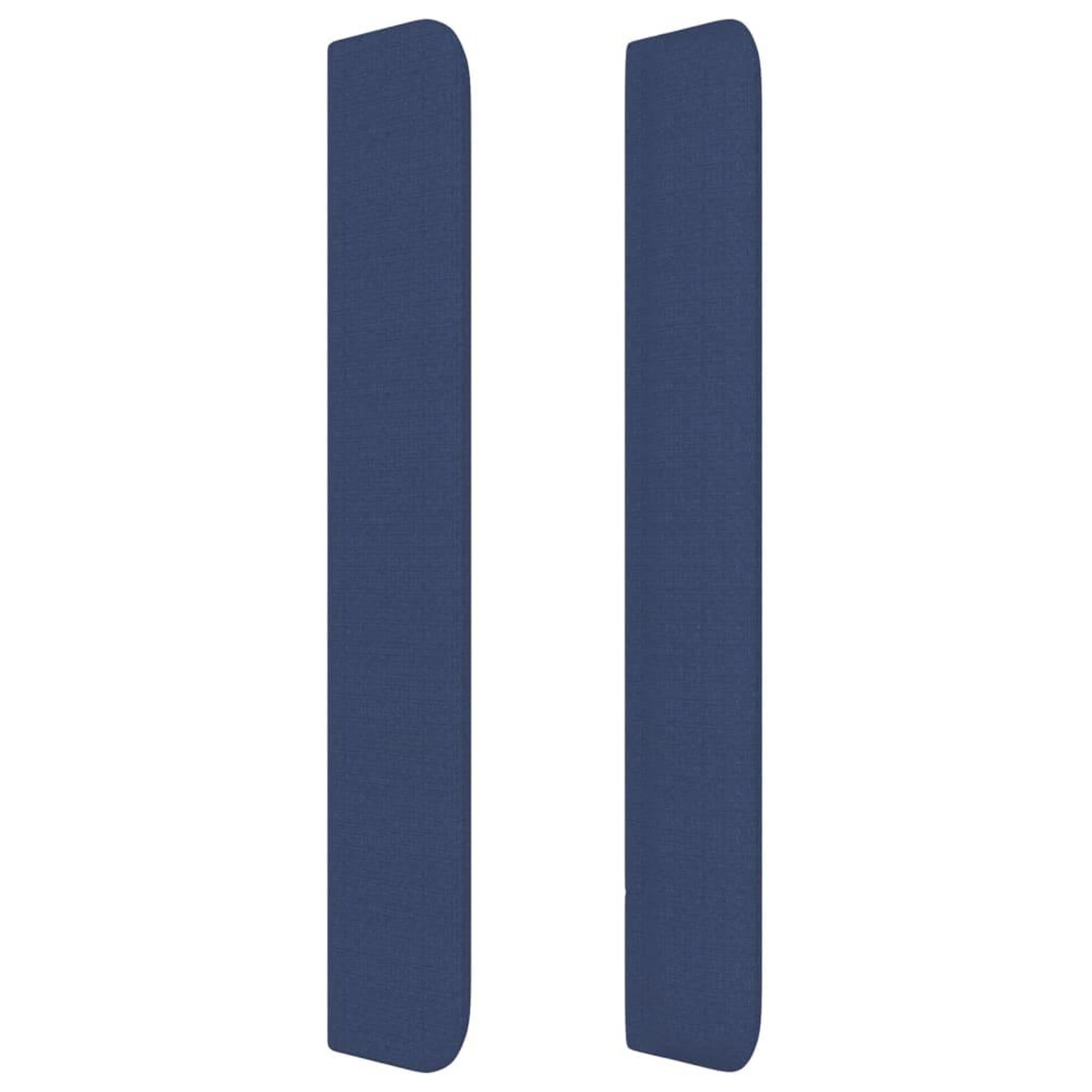 Voir la diapositive 4 : VIDAXL Tete de lit avec oreilles Bleu 103x16x118/128 cm Tissu