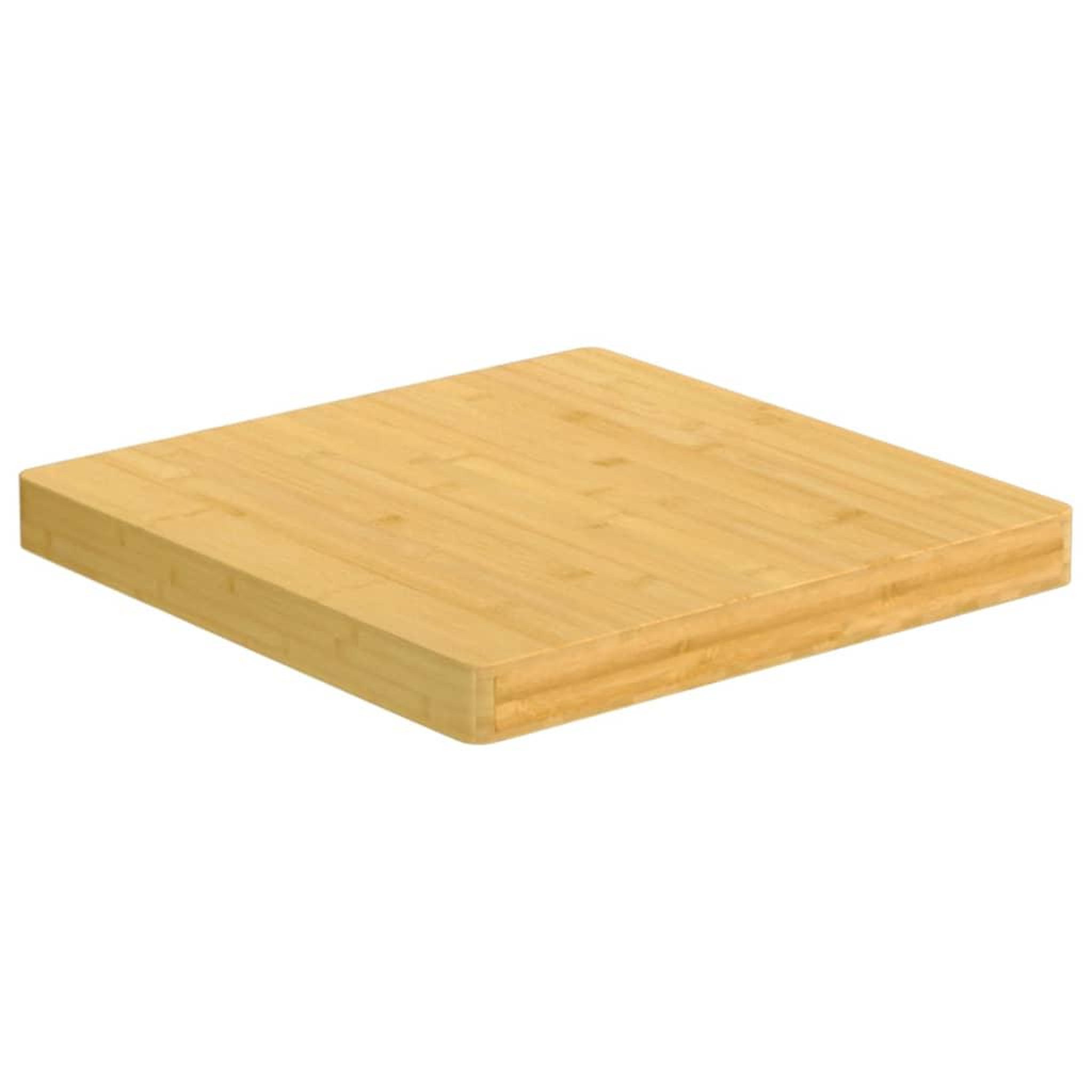 Voir la diapositive 2 : VIDAXL Dessus de table 60x60x4 cm bambou