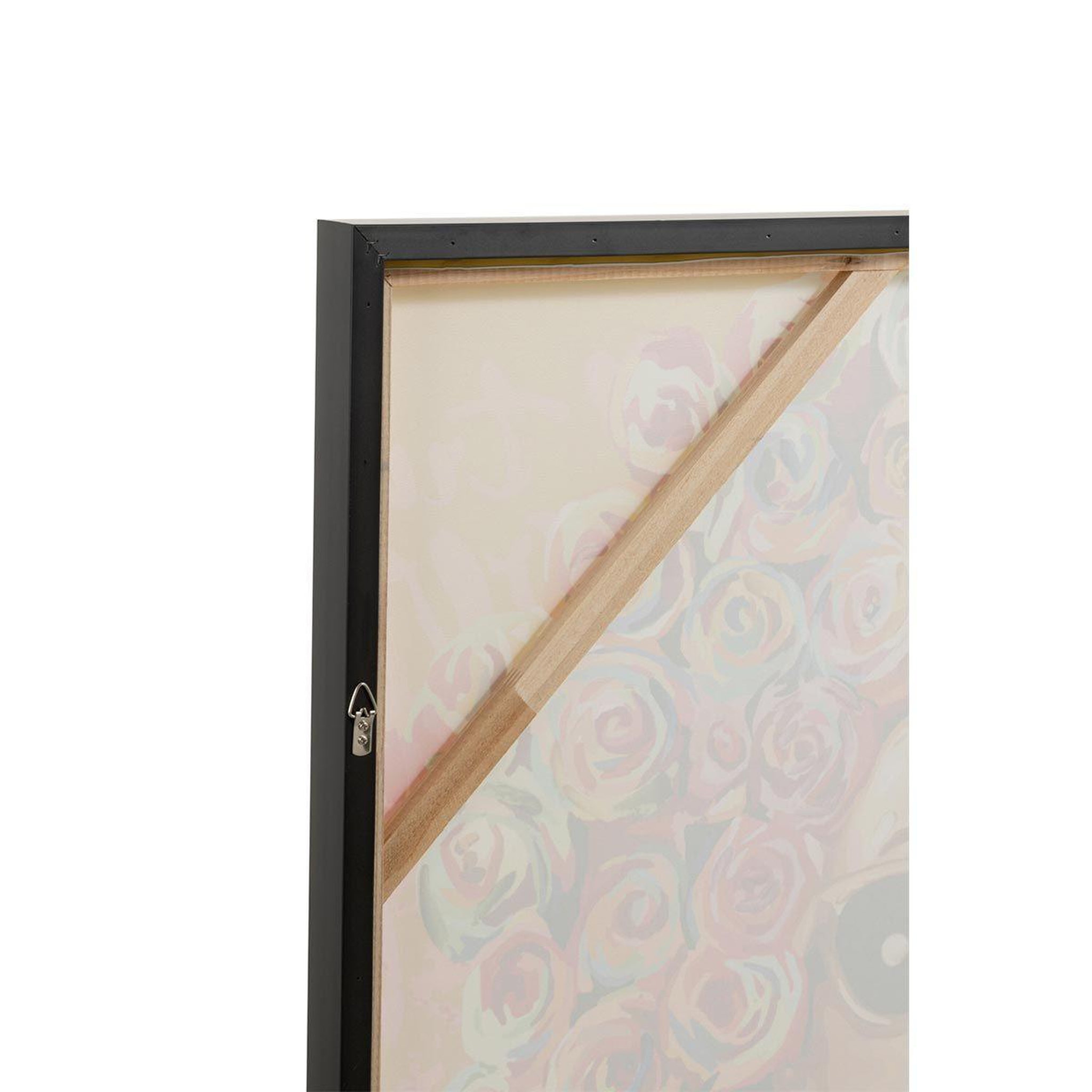 Voir la diapositive 3 : J-LINE Tableau peinture femme graffiti  pop art  100x100cm multicolore