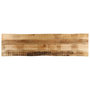Voir la diapositive 1 : VIDAXL Dessus de table bord vivant 160x40x2,5 cm bois de manguier brut