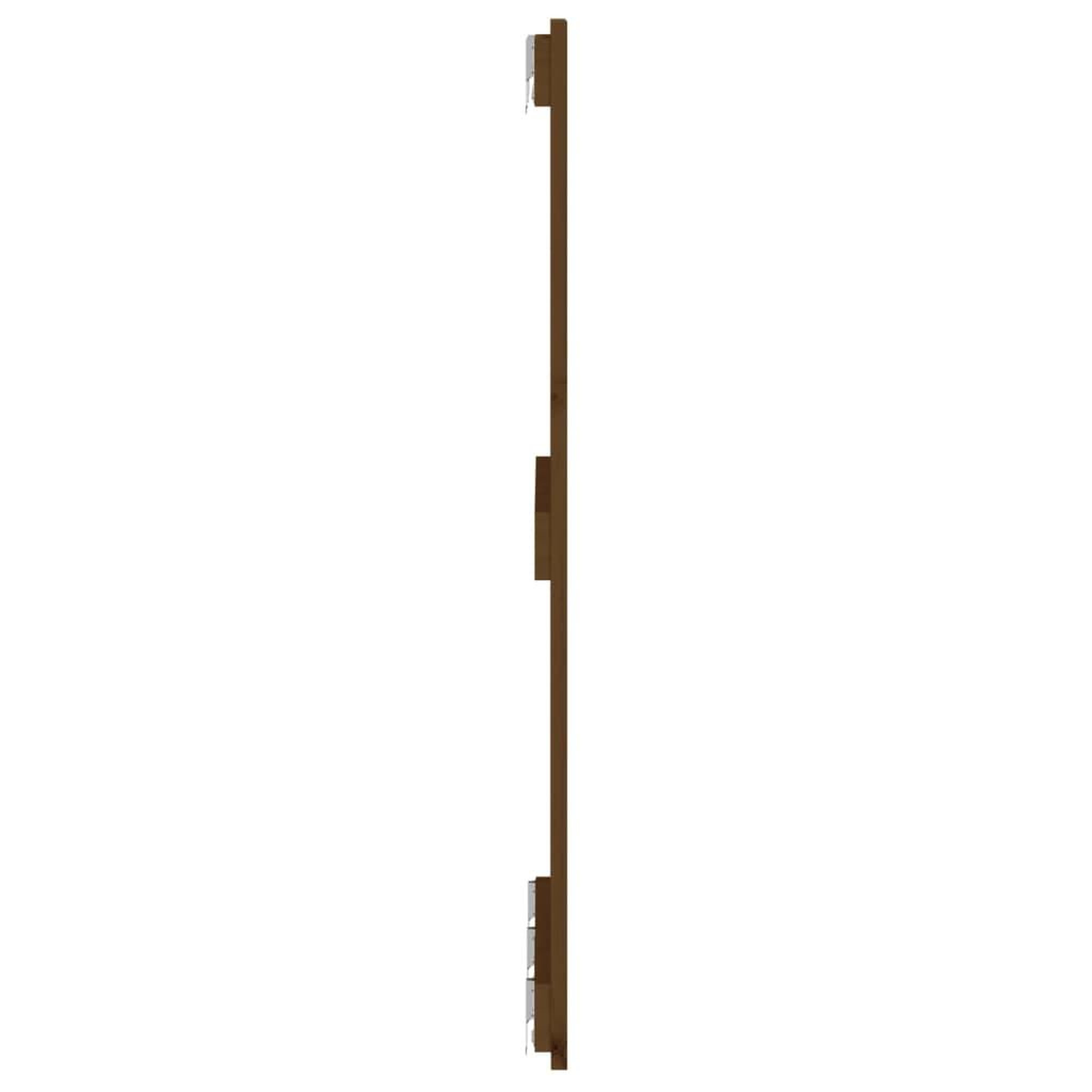 Voir la diapositive 5 : VIDAXL Tete de lit murale Marron miel 166x3x90 cm Bois massif de pin