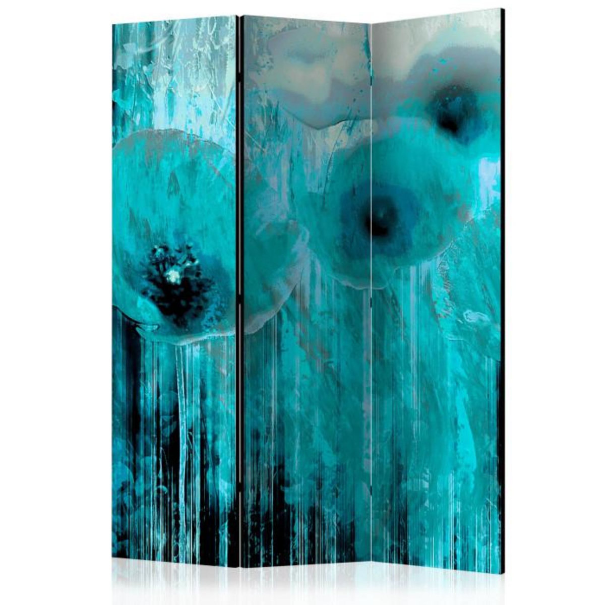 Paris Prix Paravent 3 Volets  Turquoise Madness  135x172cm