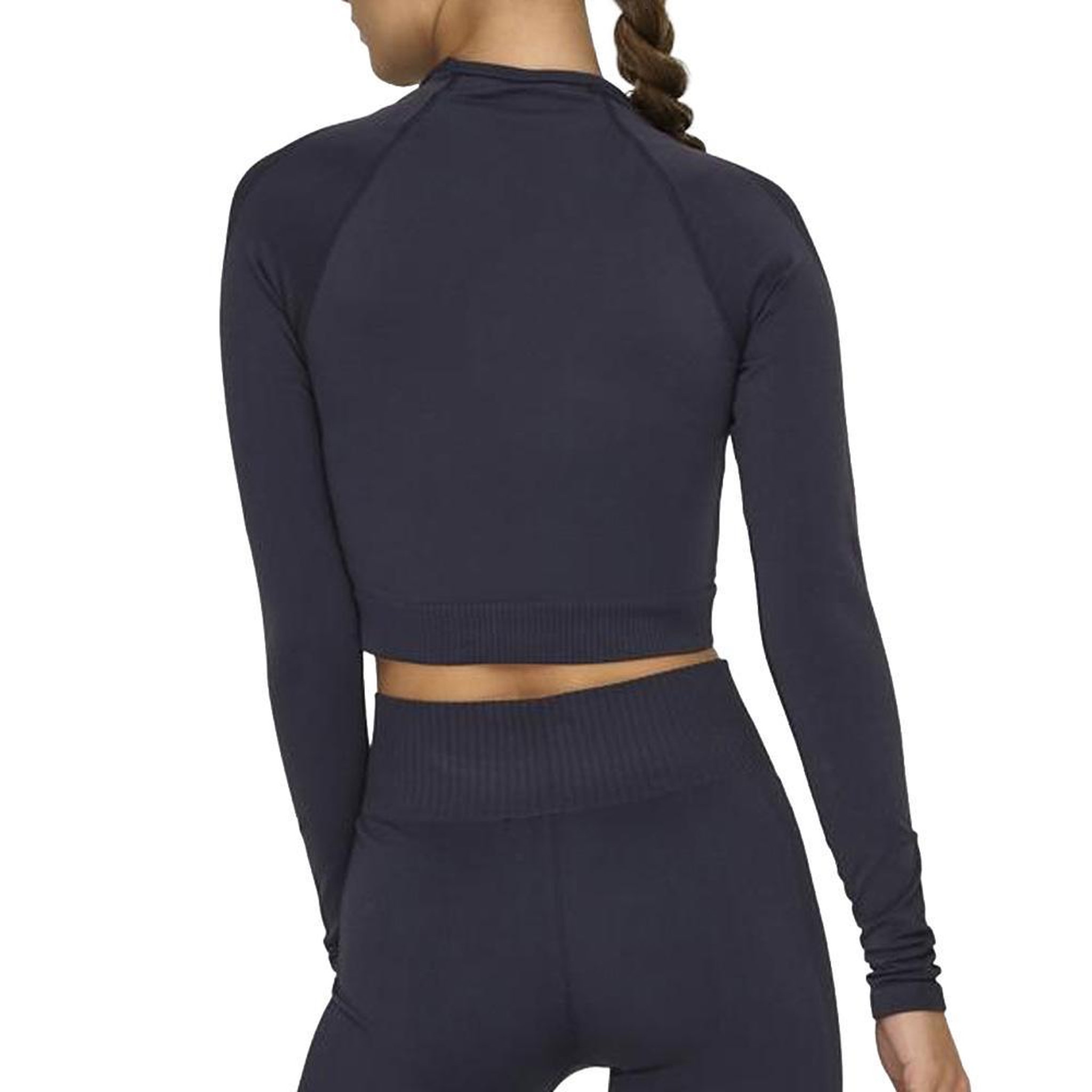 Voir la diapositive 2 : Only Top de sport Gris Foncé Femme Only Jiji Seam