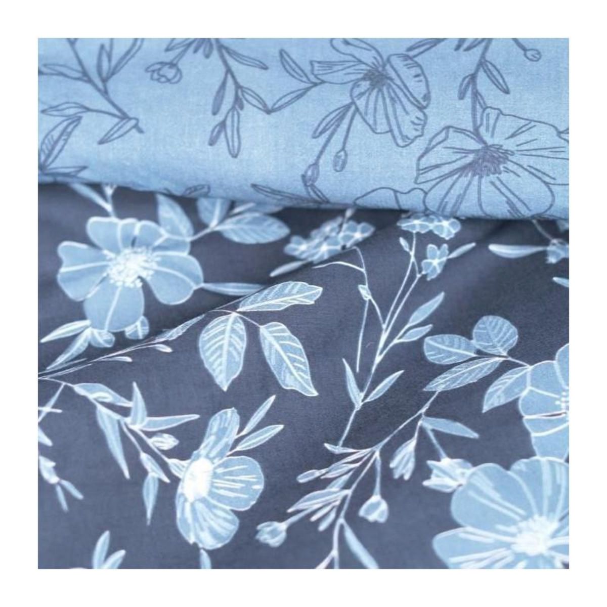 Today Parure de lit - TODAY Sunshine - 240x260 cm - 2 personnes - coton imprimé floral