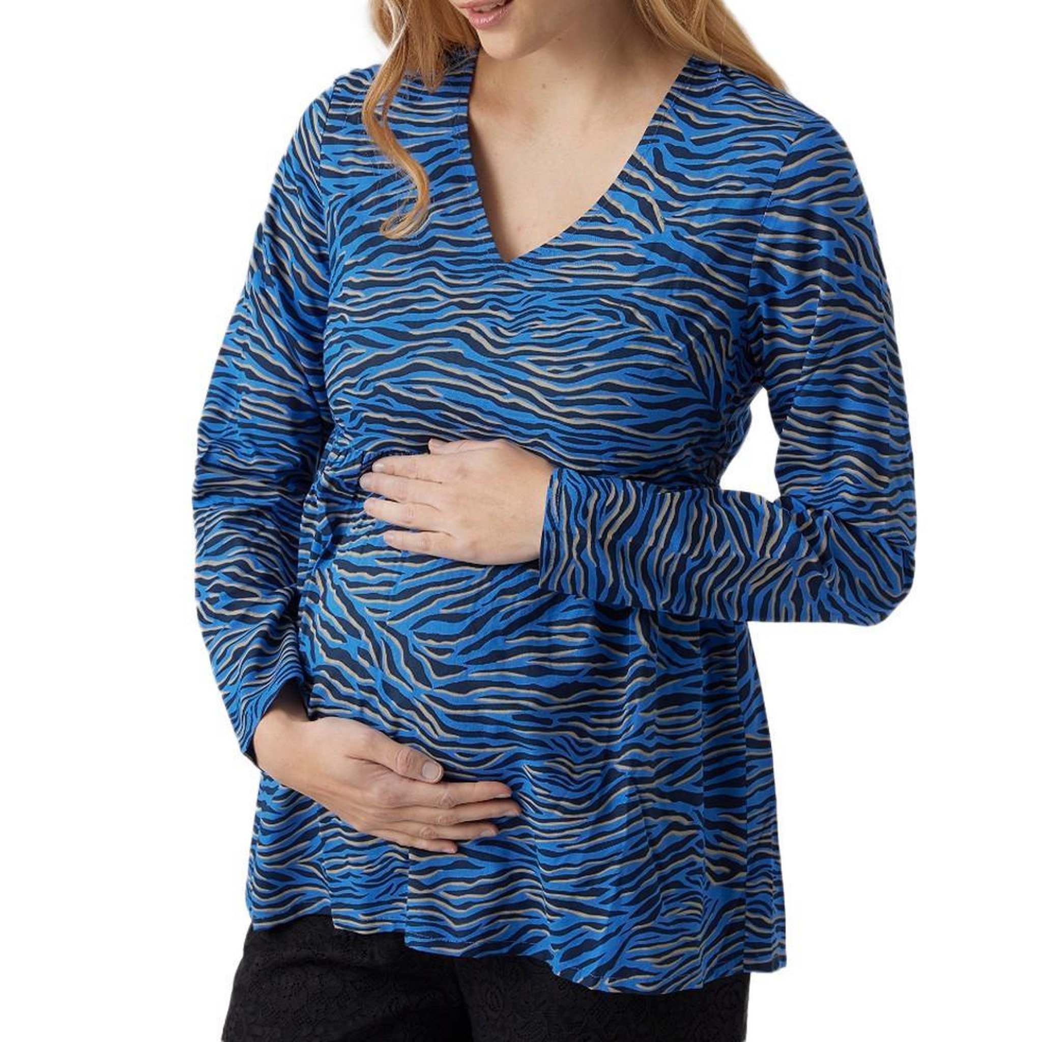 MAMALICIOUS Blouse /Noir Femme Mamalicious Costa. Coloris disponibles : Bleu