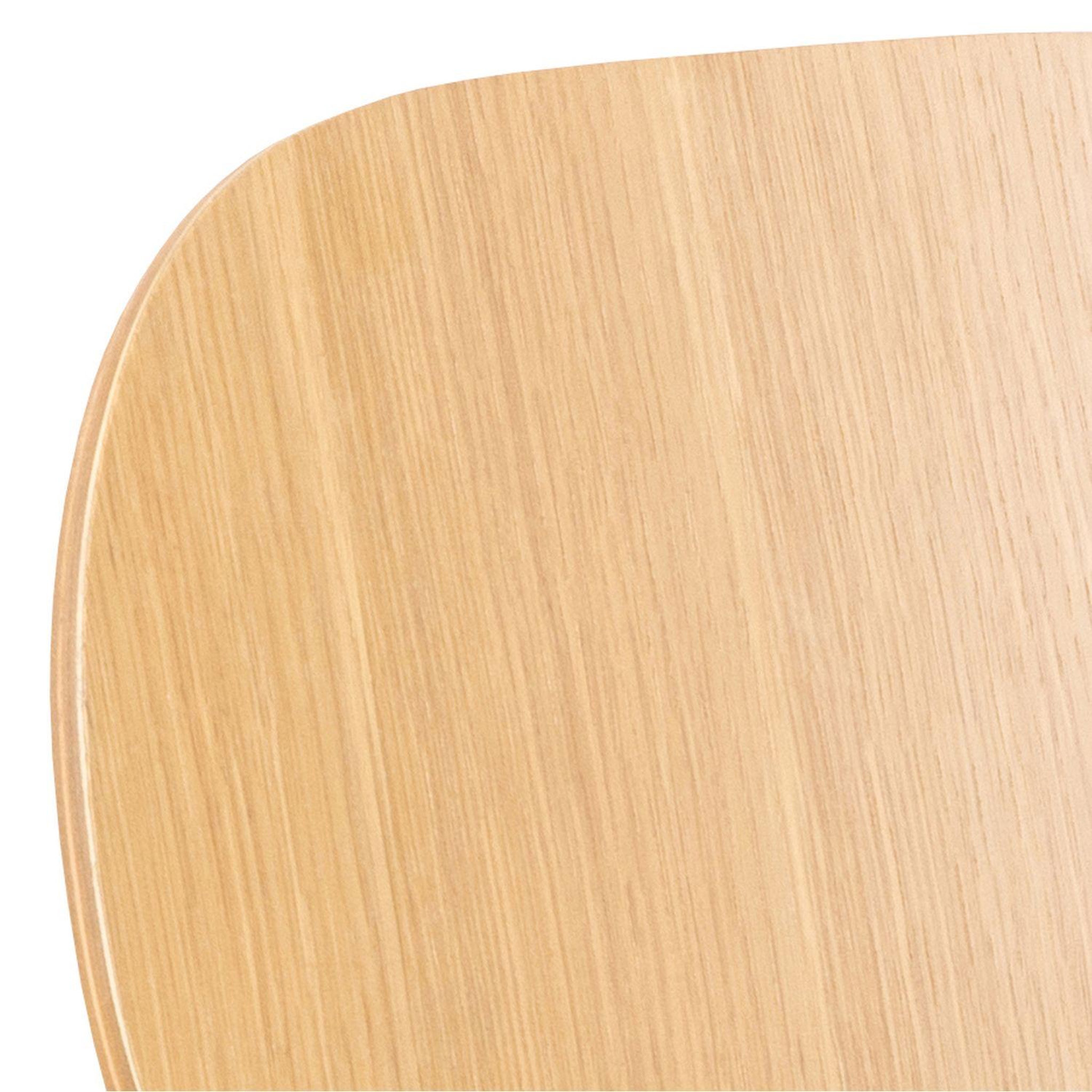 Voir la diapositive 6 : TOILINUX Lot de 2 chaises Daphné en bois et métal - Beige et noir