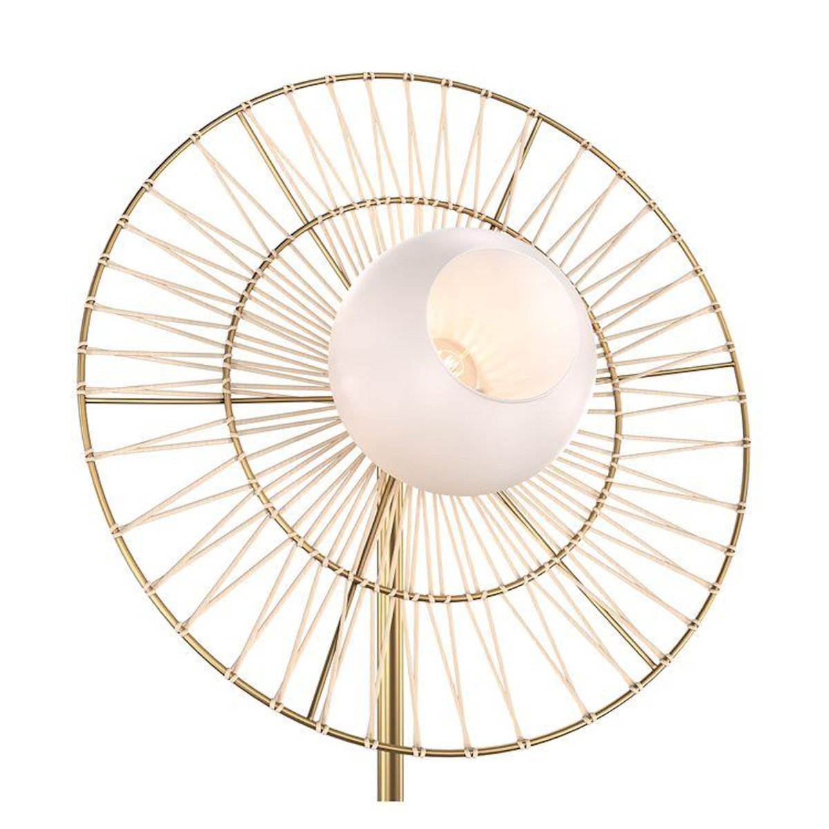 Rendez vous déco Lampadaire en métal doré 156 cm-Bandia