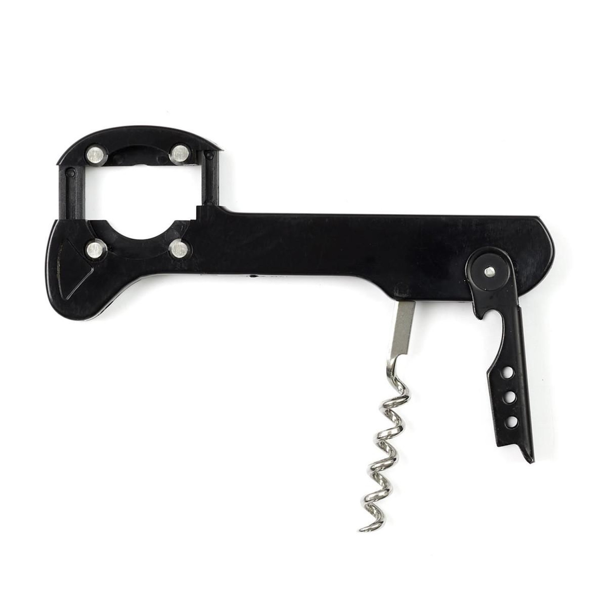 Voir la diapositive 2 : COOK CONCEPT Tire-bouchon 3 en 1  décapsuleur  14cm noir