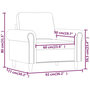Voir la diapositive 6 : VIDAXL Fauteuil Rouge bordeaux 60 cm Velours