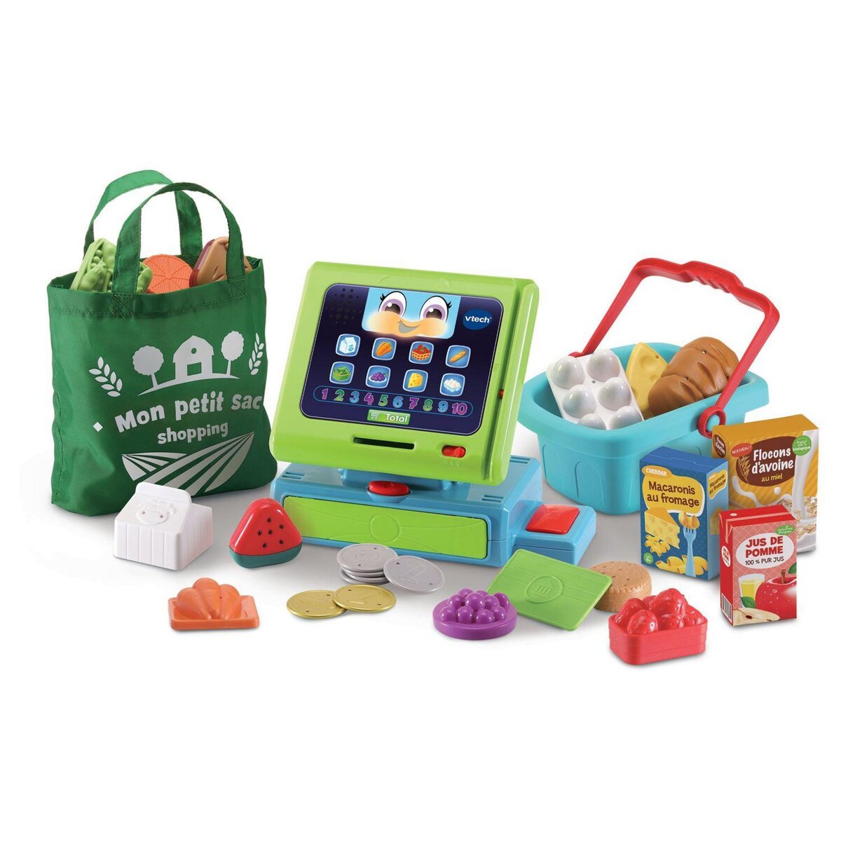 VTECH Caisse enregistreuse interactive maxi shopping
