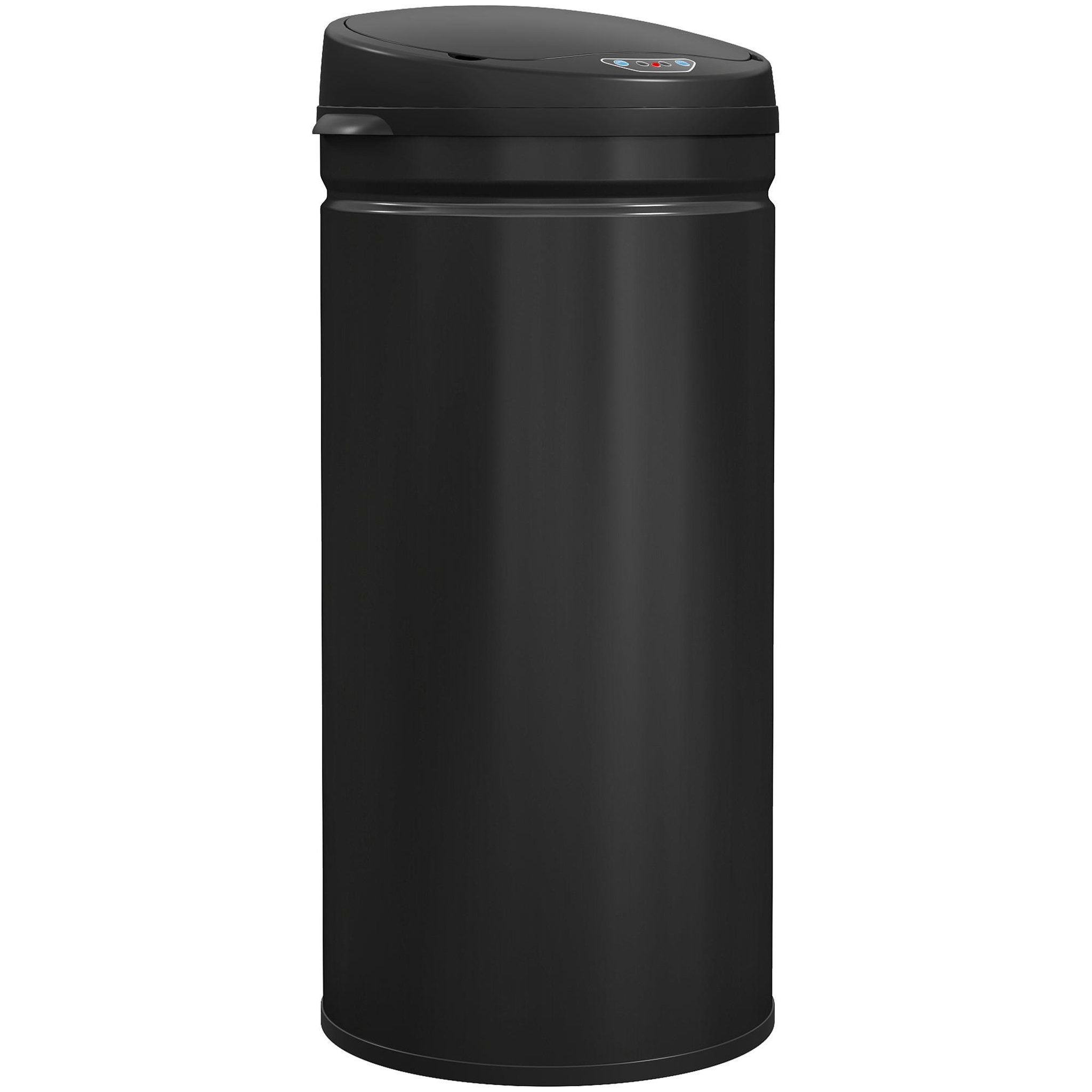HOMCOM Poubelle automatique 42l capteur de mouvement acier inox. Coloris disponibles : Gris