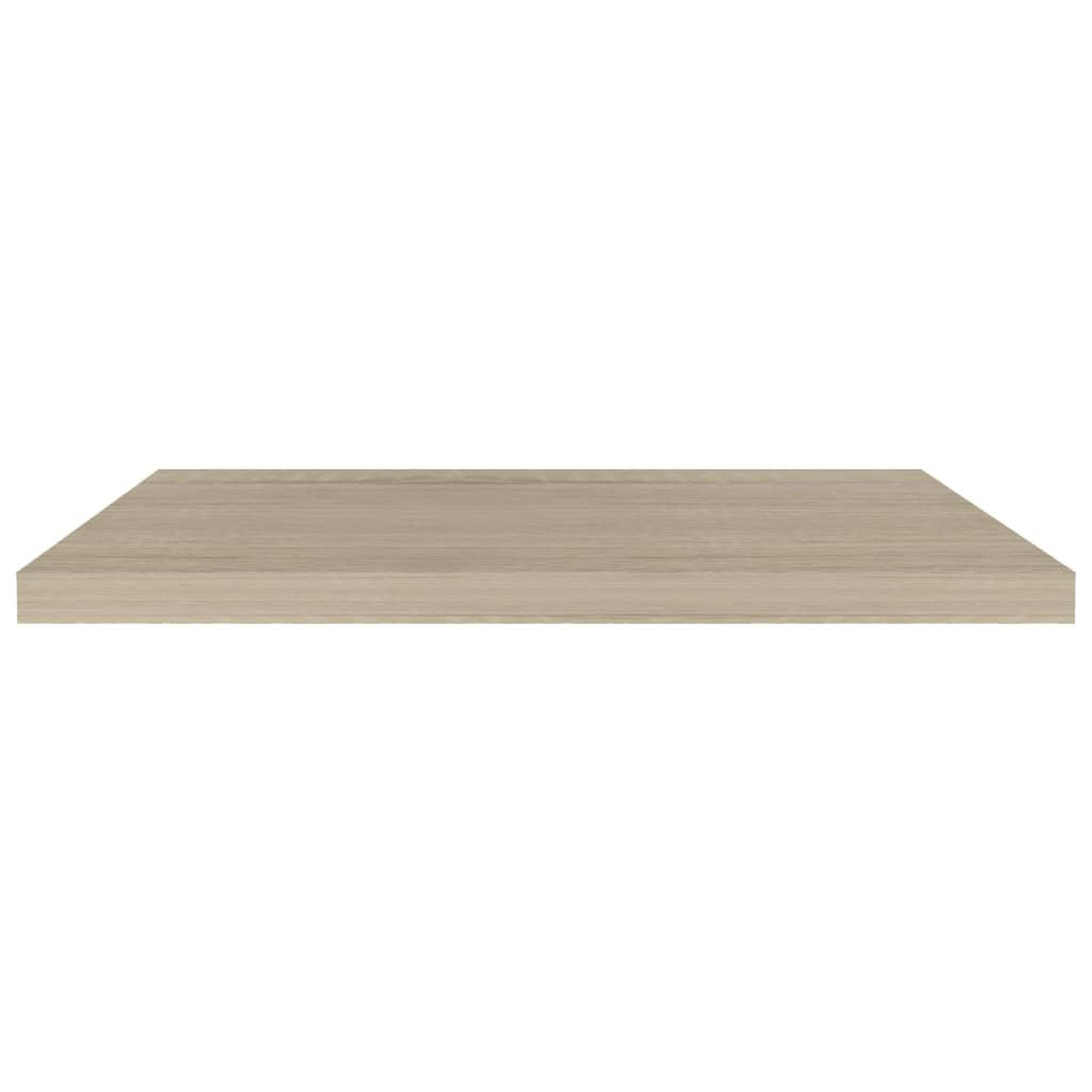 Voir la diapositive 4 : VIDAXL Etagere flottante murale chene 80x23,5x3,8 cm MDF