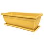 Voir la diapositive 2 : Telcom Jardinière en plastique L50xH20 cm moutarde