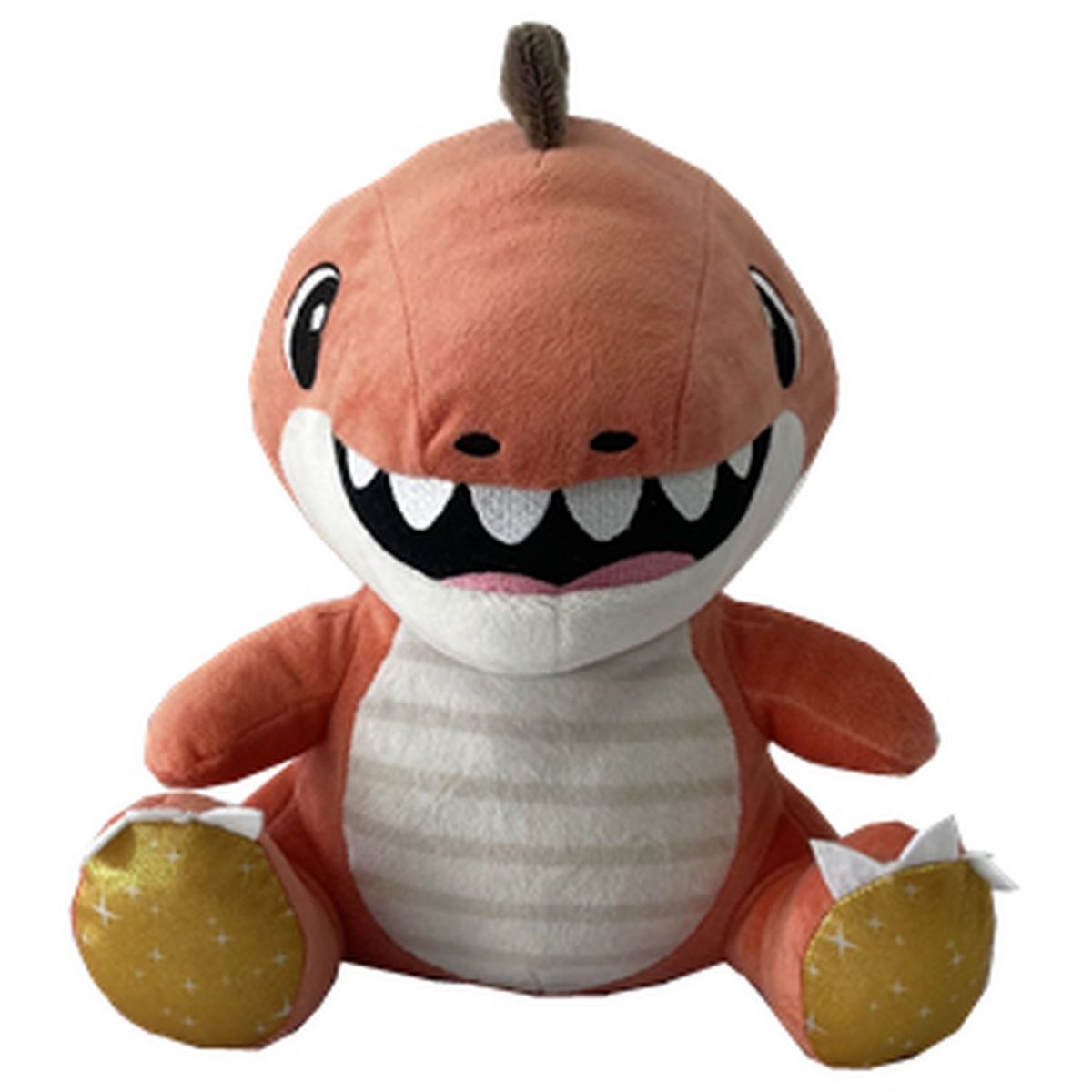 One Two Fun Dinosaure assis en peluche - 25 cm