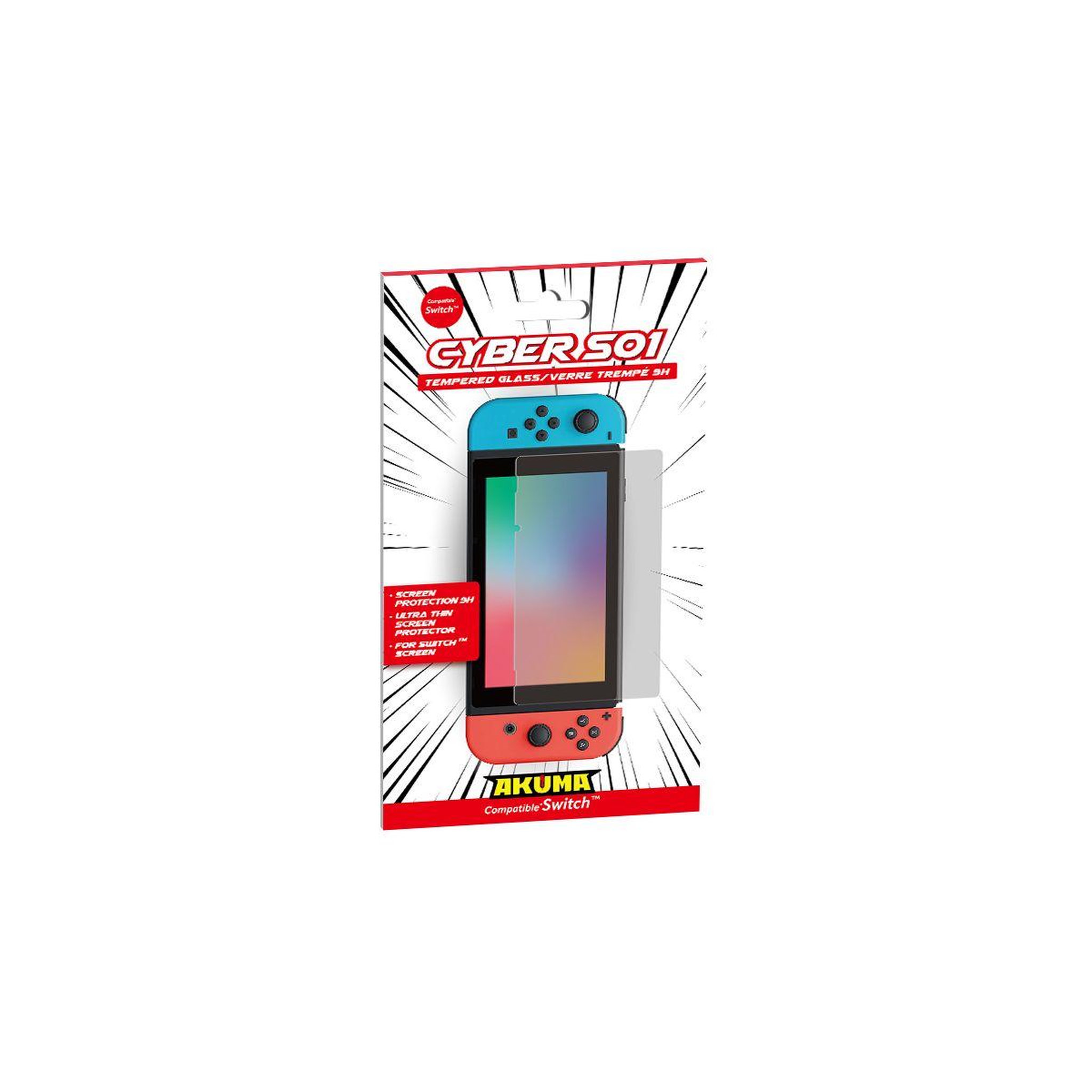 AKUMA Protection écran verre trempe cyber s01