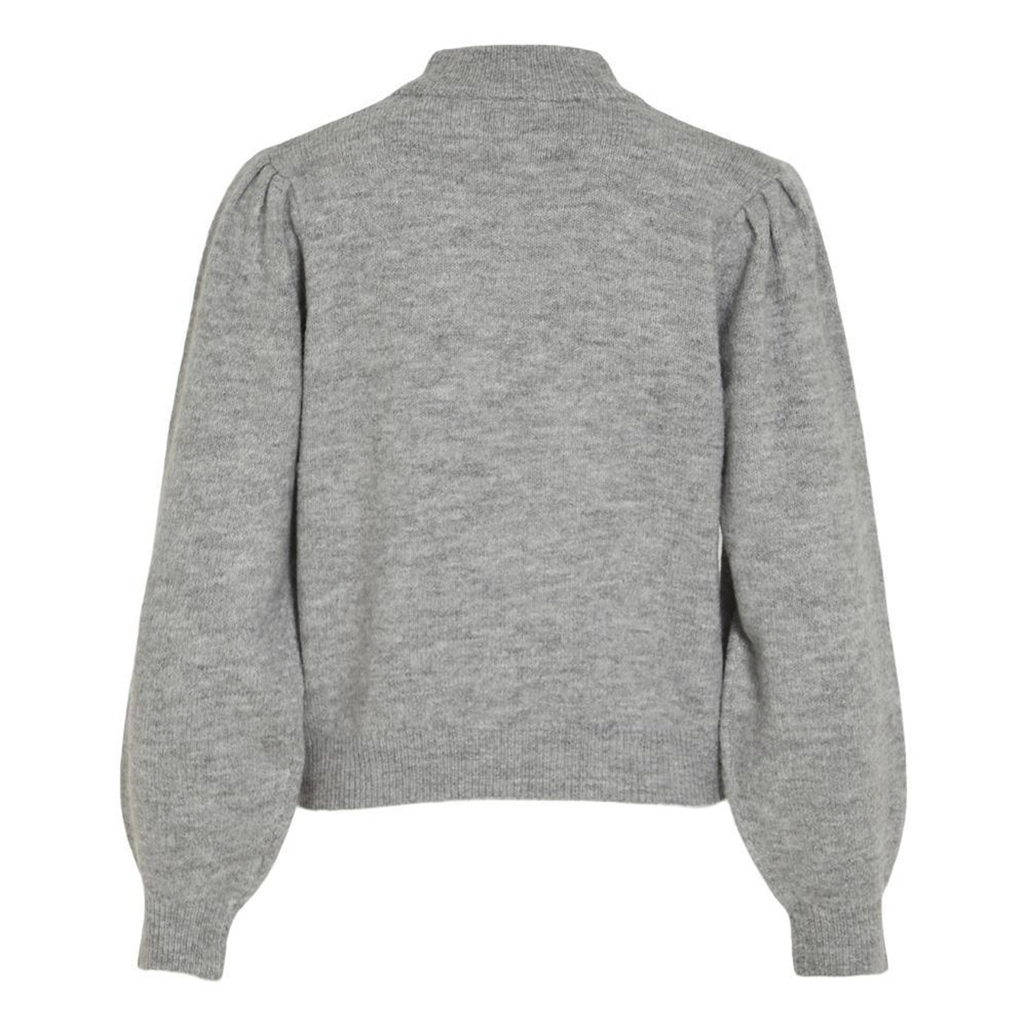Voir la diapositive 2 : Vila Pull Gris Femme Vila Monica