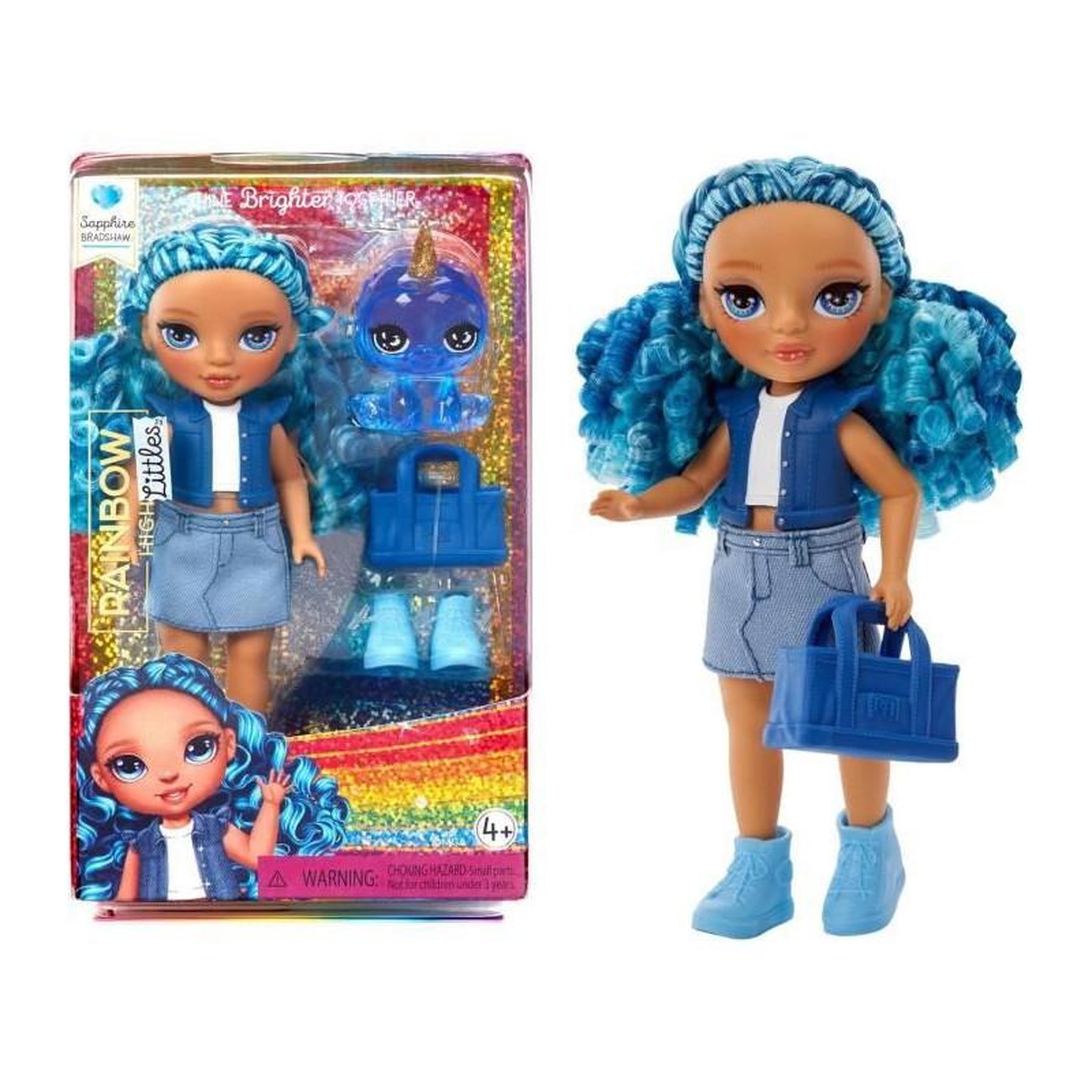 Voir la diapositive 5 : Rainbow Poupée Rainbow High Rainbow High Littles - Sapphire Bleu