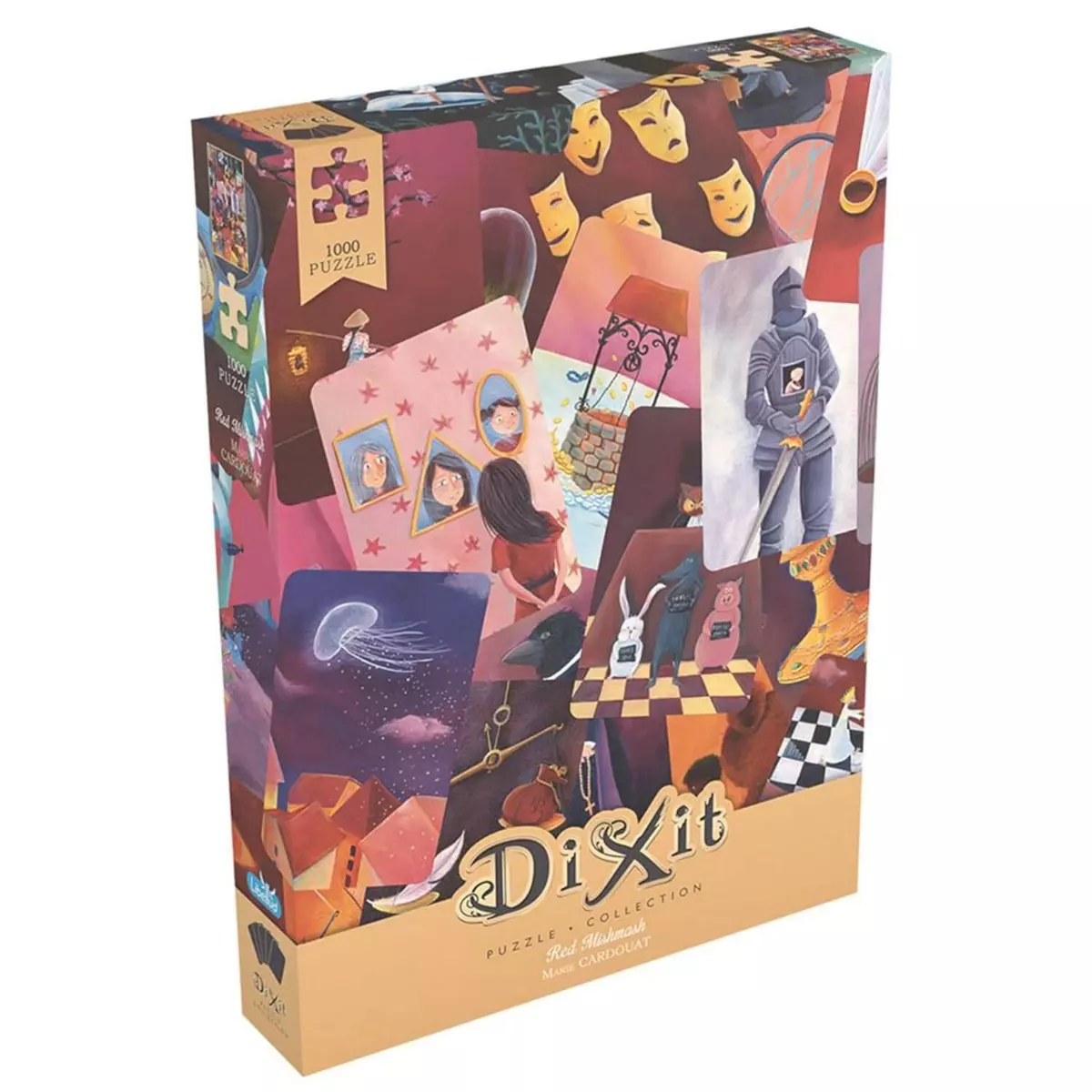 Asmodee Puzzle 1000 pièces : Dixit : Red MishMash