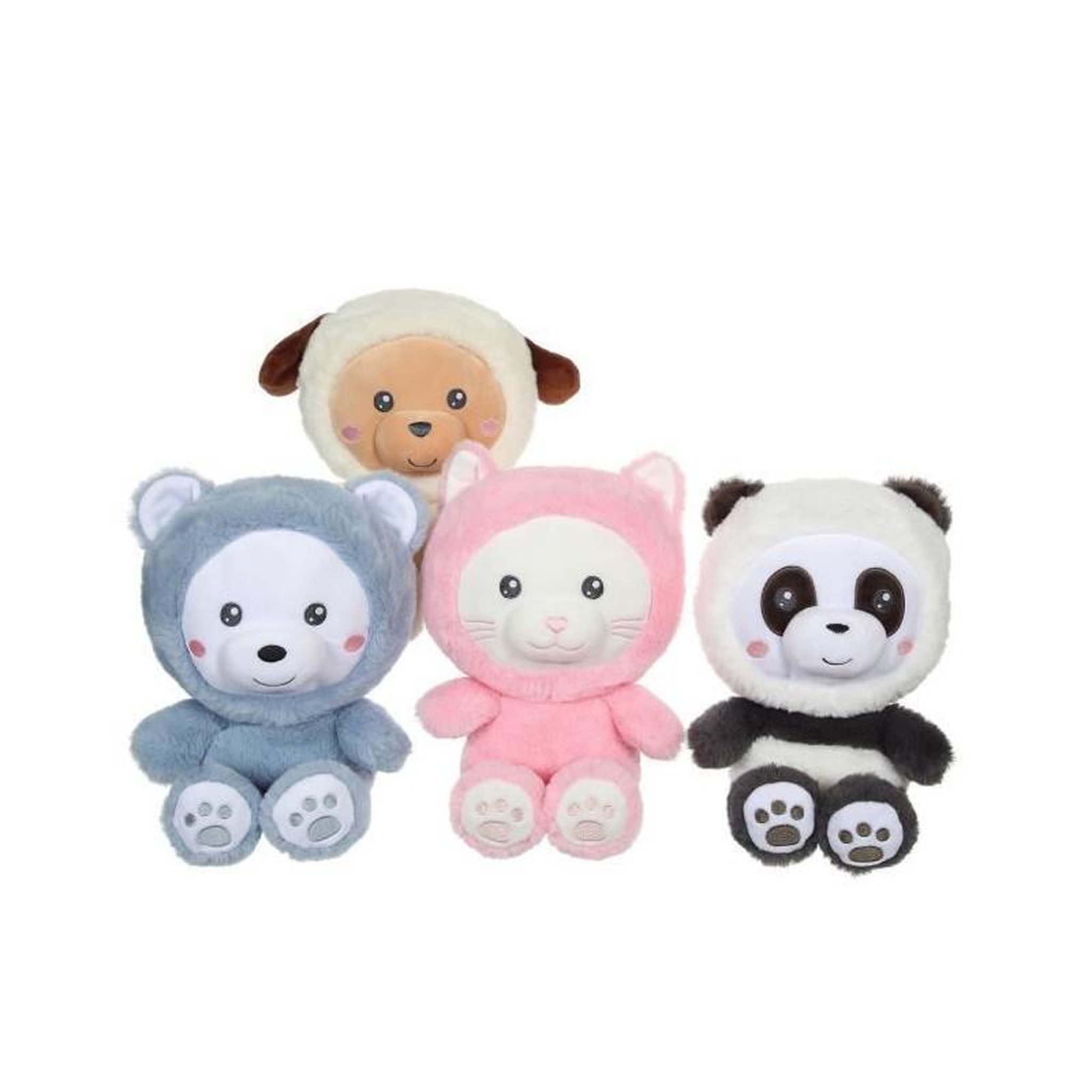 Voir la diapositive 2 : TOYS TOYS Peluche Panda Hoody Pets - GIPSY TOYS - 24 cm