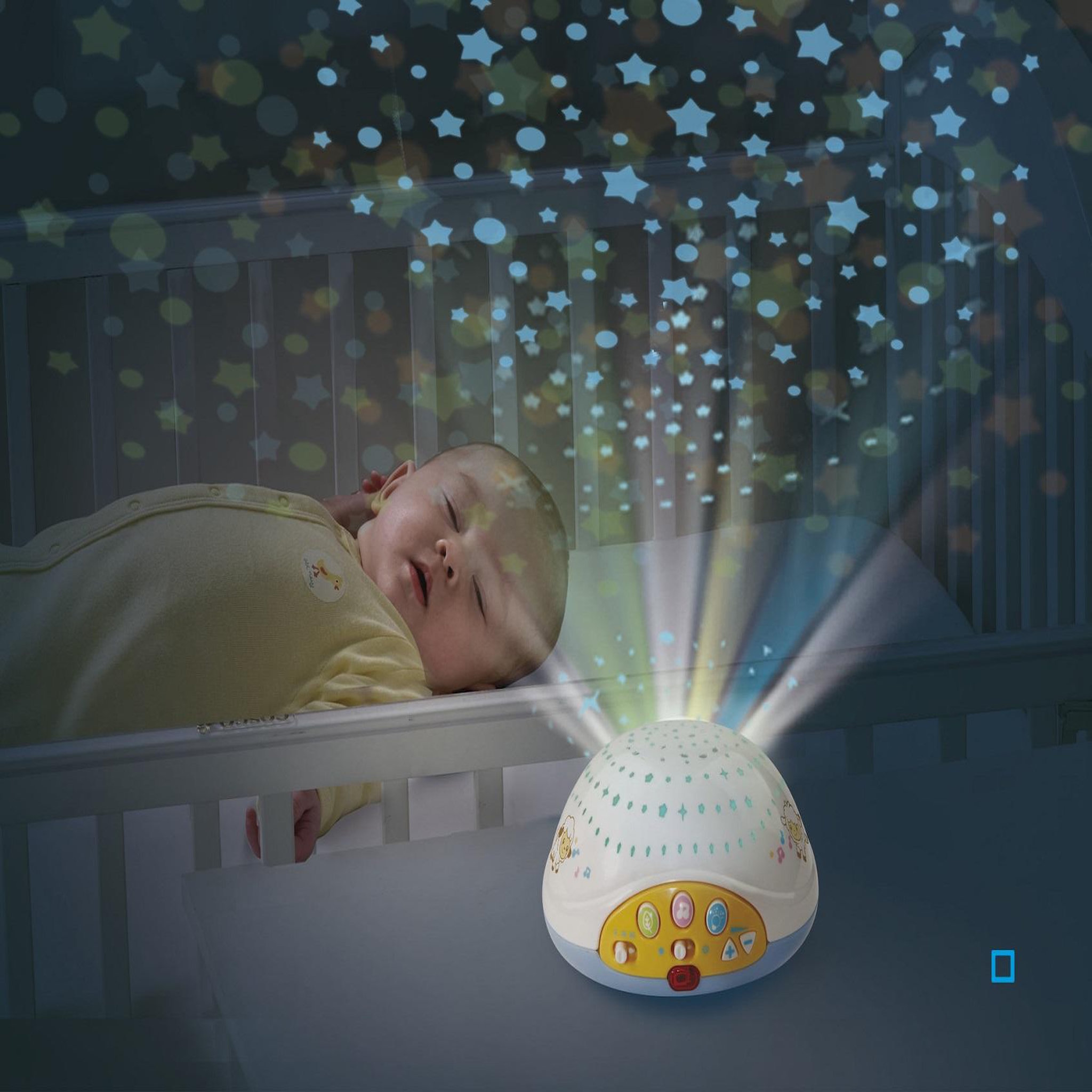 Voir la diapositive 4 : VTECH Lumi mobile compte-moutons bleu 