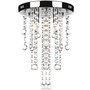 Voir la diapositive 2 : VIDAXL Plafonnier avec perles de cristal Blanc Metal