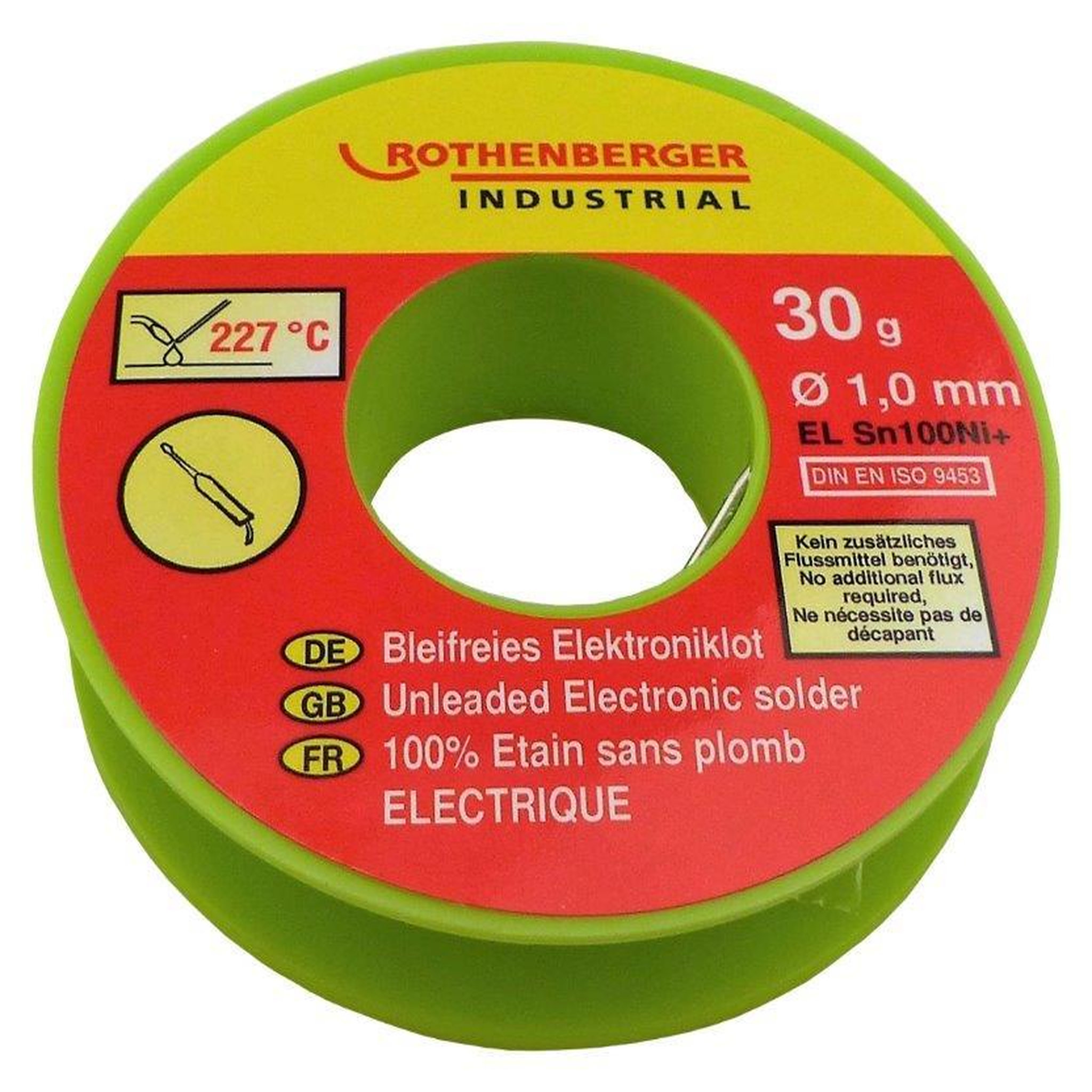 CENTRALE BRICO Bobine étain électronique 1 mm, 30 g. ROTHENBERGER