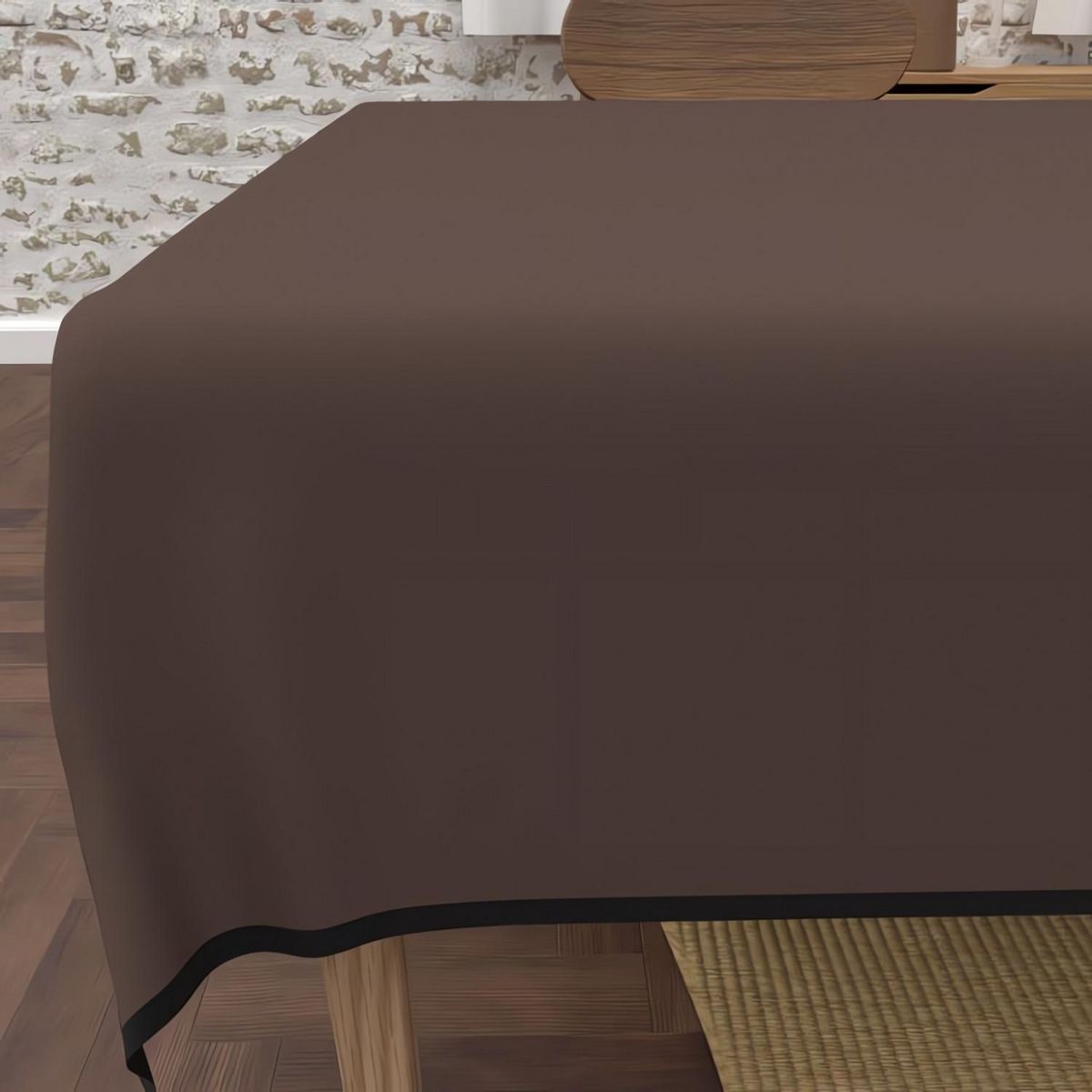 SOLEIL D'OCRE Nappe anti-tâches en microfibre lavée BOHEME, par Soleil d'Ocre