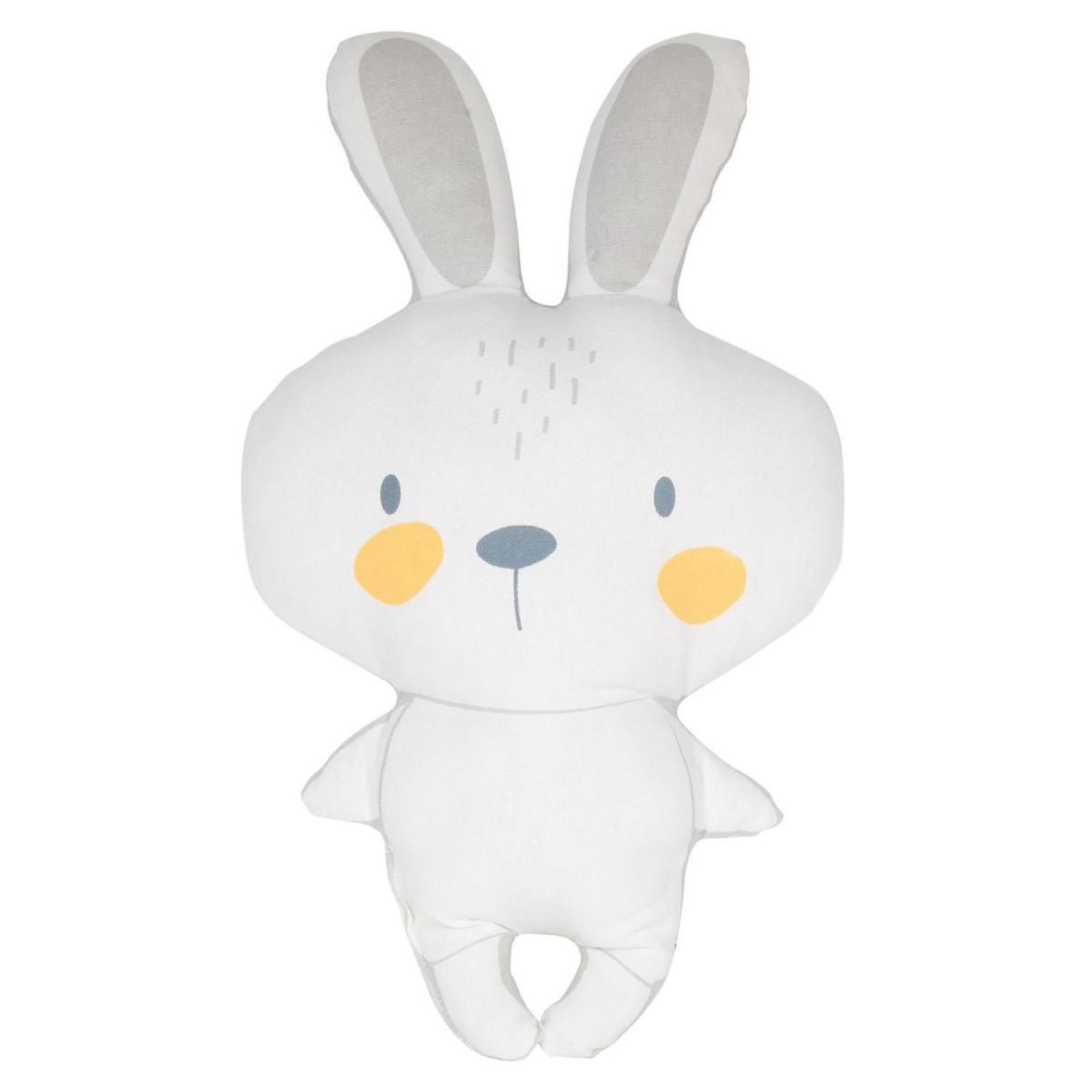 Voir la diapositive 4 : The Home Deco Factory Lot de 3 coussins enfant  étoiles & lapin  28cm blanc