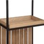 Voir la diapositive 2 : Paris Prix Étagère 4 Niveaux Déco  Bakos  176cm Naturel