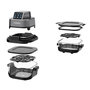 Voir la diapositive 3 : KITCHENCOOK Kitchencook - Crispx - Friteuse à Air Panoramique - 2 Récipients En Verre - 4 Programmes - 1500w