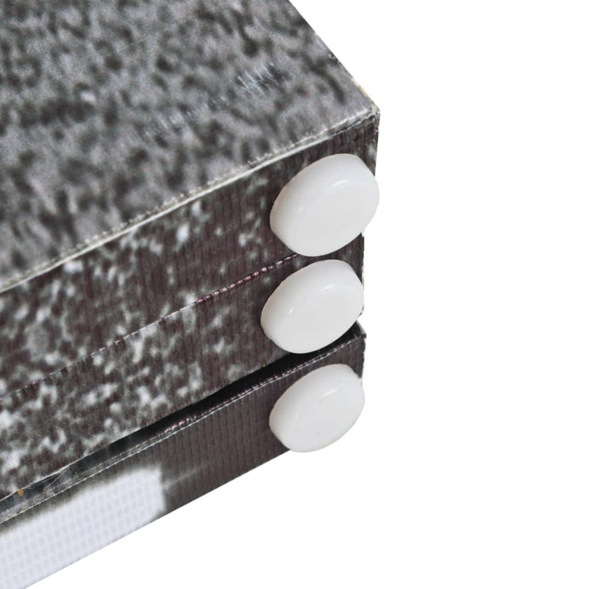 VIDAXL Cloison de separation 120 x 170 cm Bus londonien Noir et blanc