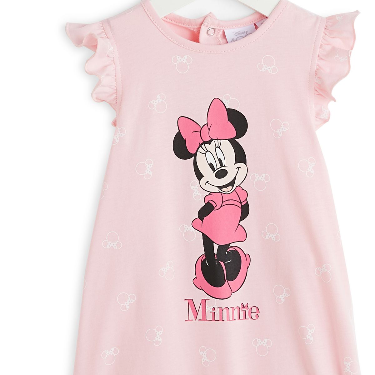 INEXTENSO Combinaison courte jersey rose bébé fille