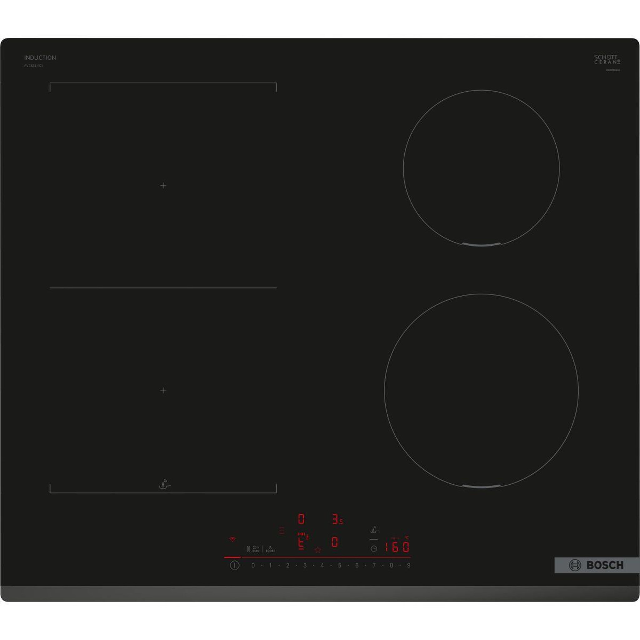 BOSCH Table induction PVS631HC1E Combizone