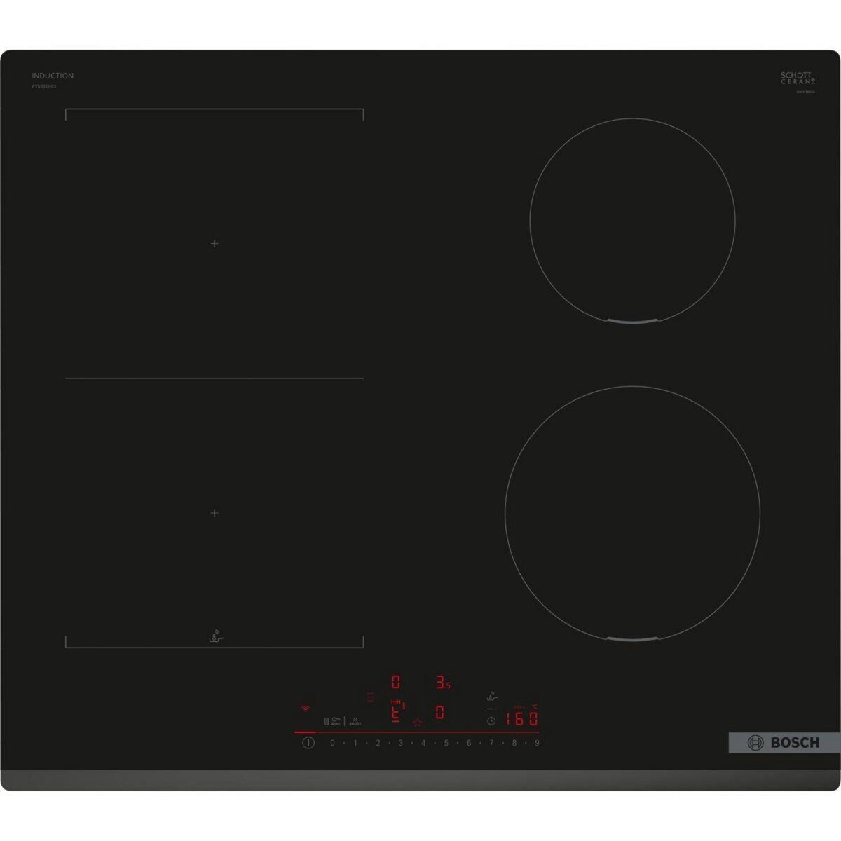 BOSCH Table induction PVS631HC1E Combizone