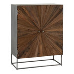 Paris Prix Commode 2 Portes en Bois  Shanil  111cm Marron