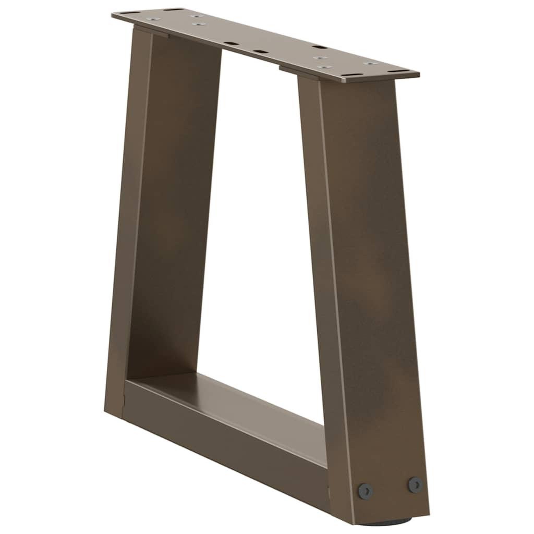 Voir la diapositive 4 : VIDAXL Pieds de table a manger forme V 2 pcs acier naturel acier