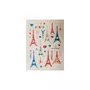  Stickers Paris - Effet holographique - 1,8 cm