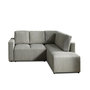 Voir la diapositive 1 : LISA DESIGN Livy - canapé d'angle convertible - avec coffre - en velours côtelé - 5 places - droit