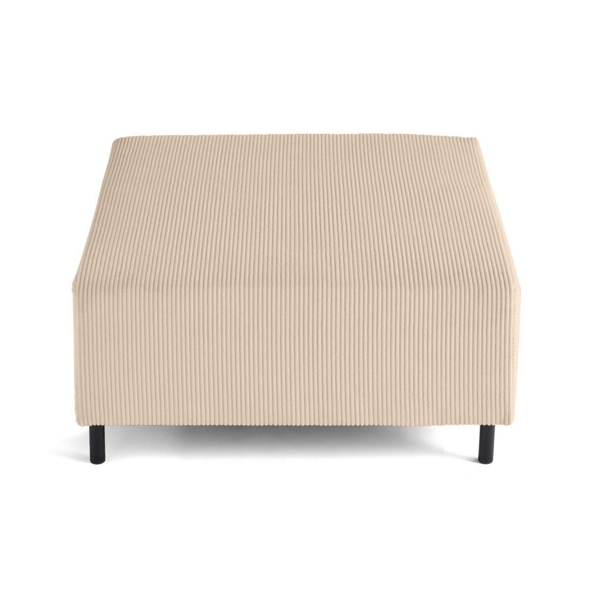 LISA DESIGN Edinburg - pouf modulable - en velours côtelé