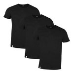 Lacoste Lot x3 T shirts Regular  Homme Lacoste Essentials. Coloris disponibles : Noir
