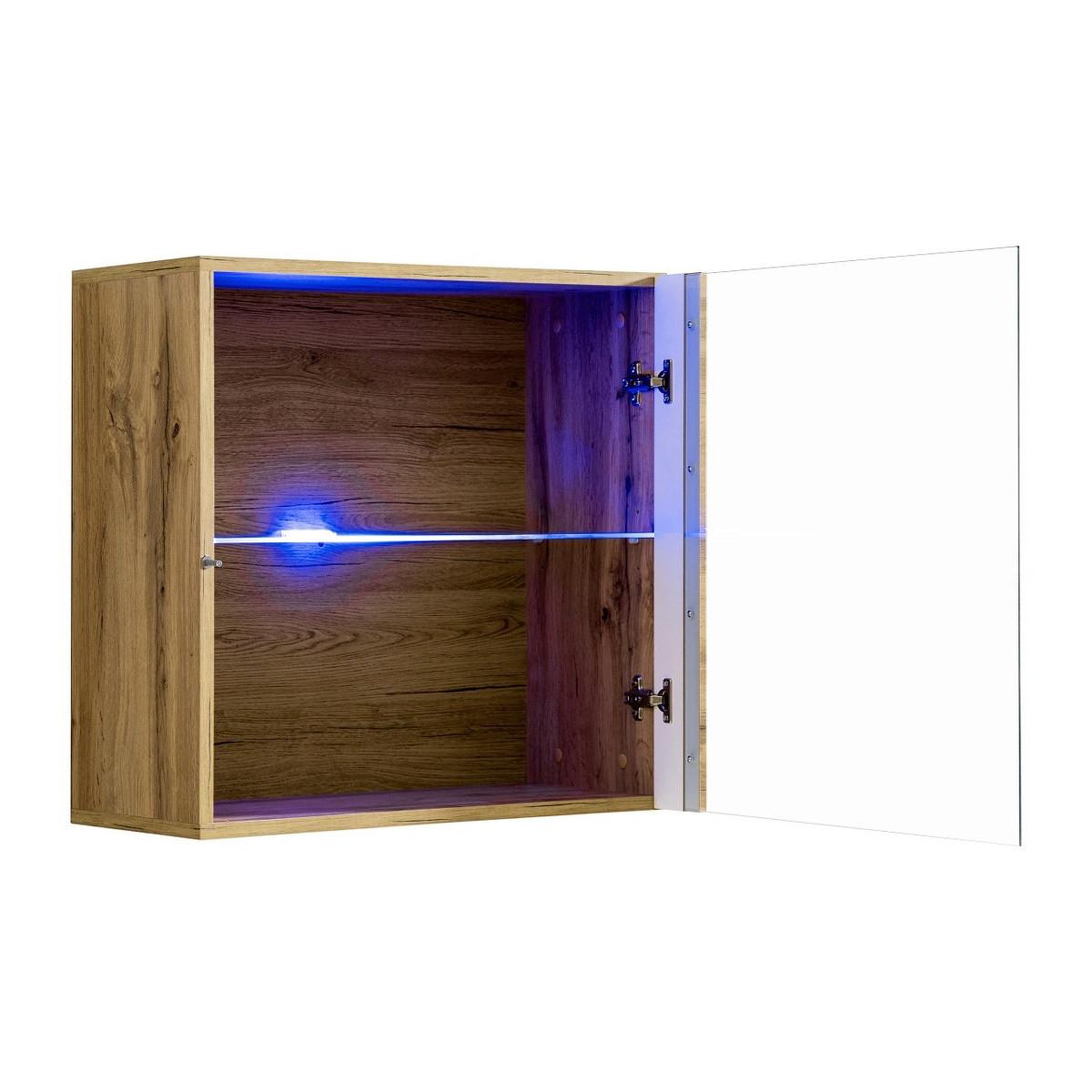 Voir la diapositive 2 : Paris Prix Vitrine murale led  switch  60cm naturel