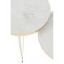Voir la diapositive 3 : Paris Prix Lot de 3 Tables d'Appoint  Lottie  56cm Blanc