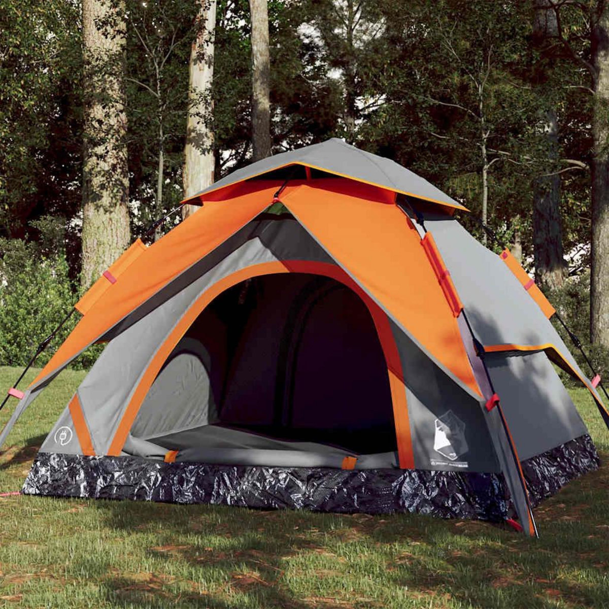 VIDAXL Tente de camping a dome 4 personnes liberation rapide